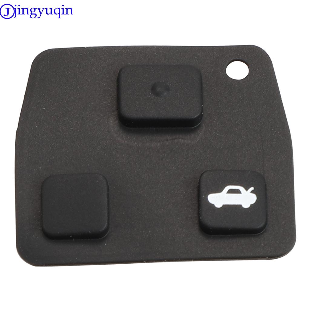 Jingyuqin With Rubber Pad Remote Car Key Shell Case For Toyota Yaris Carina Corolla Avensis Cover Toy47 Blade