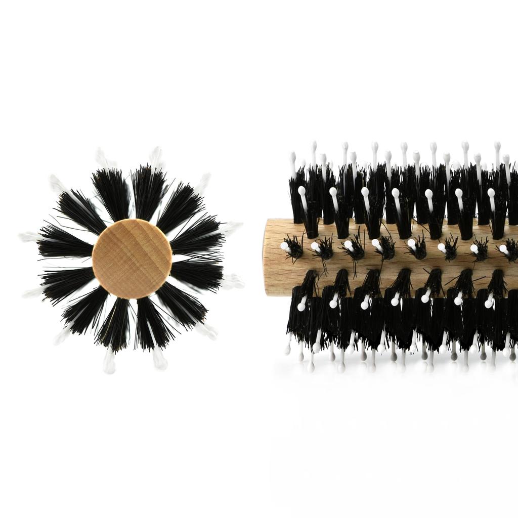 Круглая расческа Hercules Sägemann из кабаньей щетины 9227, 21/56 мм