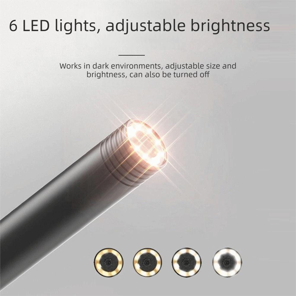 6 светодиодных камер-эндоскопов IP67 Водонепроницаемый Мини-эндоскоп Камера для инспекции Устройства Android