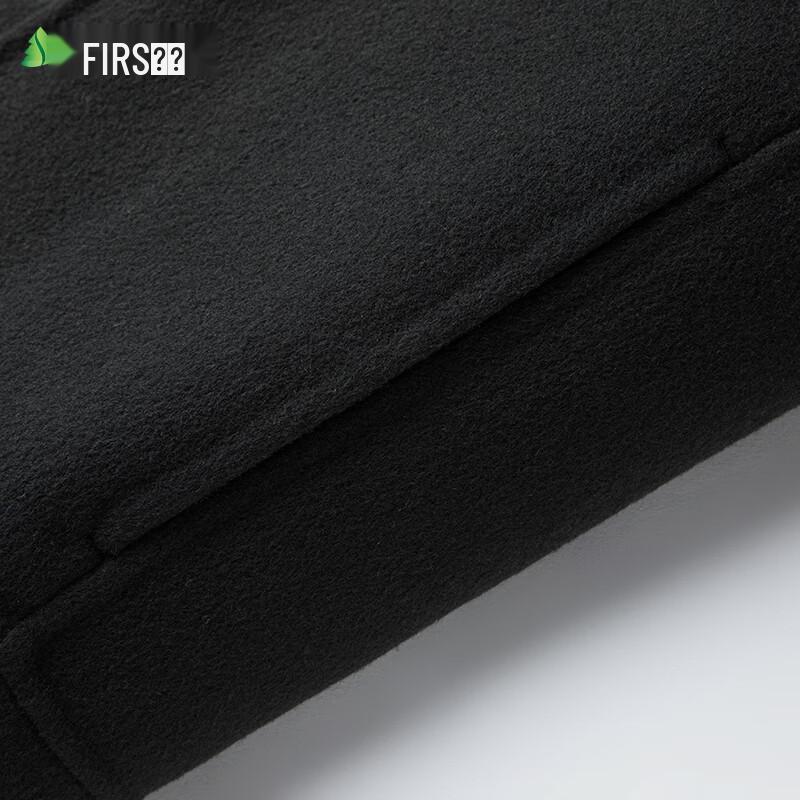 Мужское двустороннее пальто средней длины из смесовой шерсти Shanshan