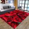 Мультяшный коврик для пола дома Ковер для гостиной спальни Ковер с розами Коврик для пола