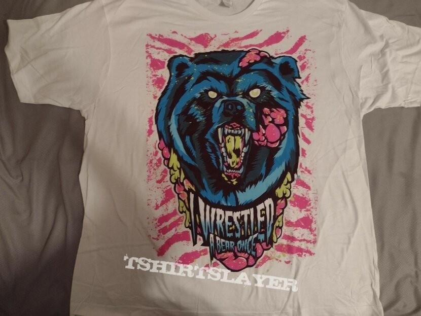 Iwrestledabear<wbr/>once Bear T-shirt White Full size S-5XL Unisex SN276 Unisex T-Shirt