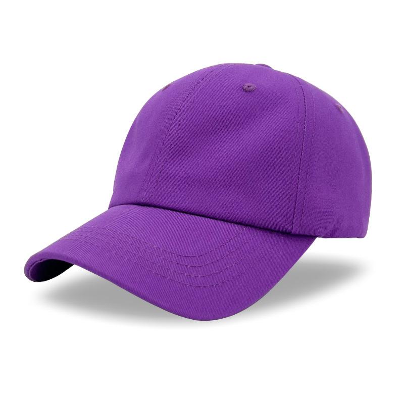 Women's Cotton Soft Top Baseball Cap Spring and Summer Sunscreen Cap Male Outdoor Solid Color Light Plate Visor