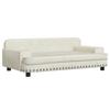 Dog Bed Cream 90 x 53 x 30 cm Velvet