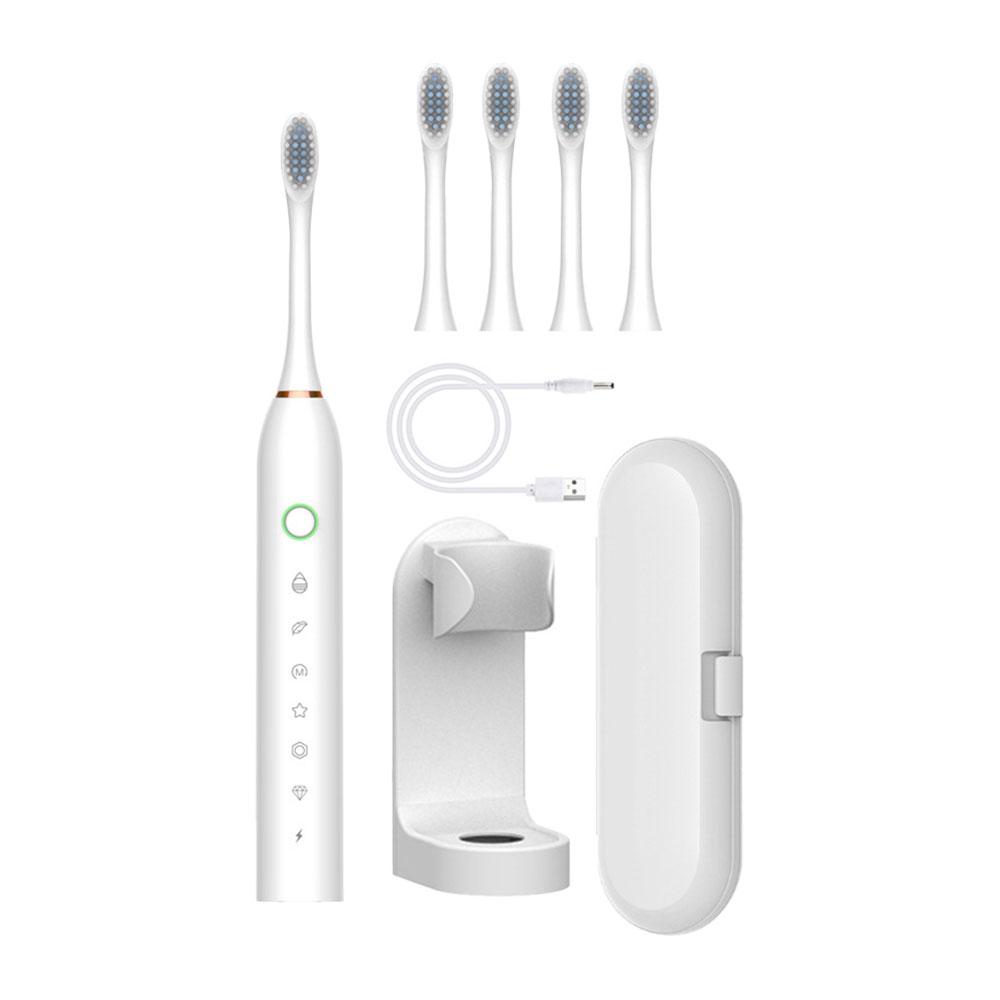Новая электрическая зубная щетка, электрическая зубная щетка с зарядным устройством