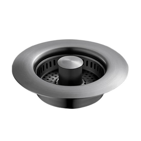 Stainless Steel Sink Drain Strainer Quick Drainage Anti-Clogging Food Catcher Basket Universal Press-Type Filter Sink Plugs for Kitchen