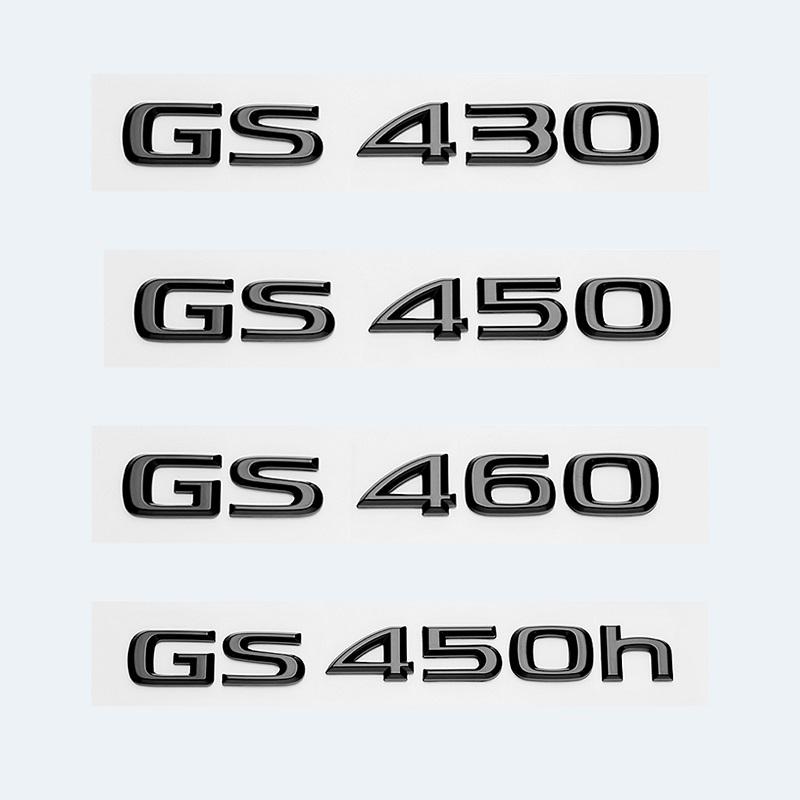 Для Lexus GS200t GS250 GS300 GS350 GS430 GS460 GS450h HYBRID задний багажник с логотипом глянцевый черный ABS эмблема модернизация с надписью