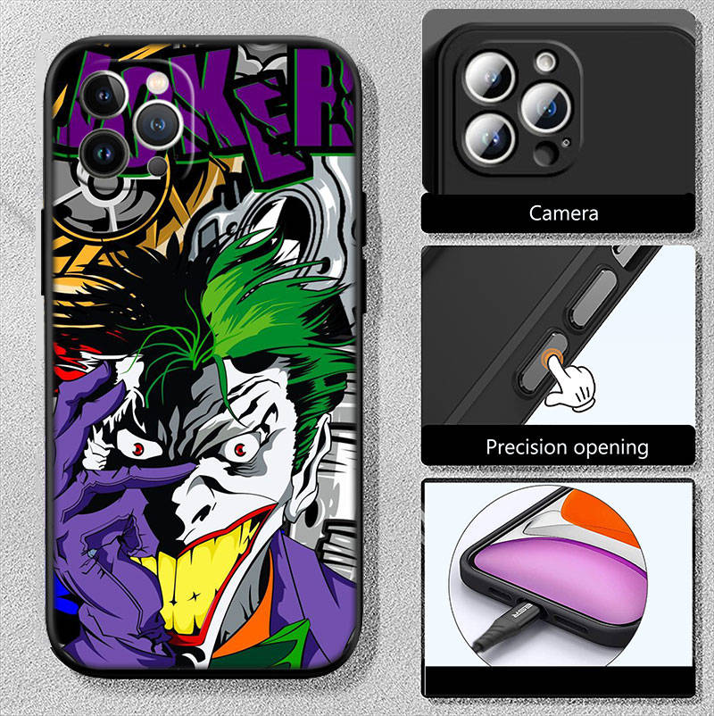 Чехол для телефона ED14 Clown для iPhone 6 6s 7 8 11 12 13 14 15 XS Pro Max XR X SE Samsung S20 S21 S22 S23 S24 FE Ultra Plus Lite S21S A55