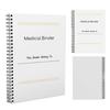 Медицинский планировщик, 70 страниц, дневник здоровья, журнал, спиральный дизайн, медицинский журнал для отслеживания состояния здоровья