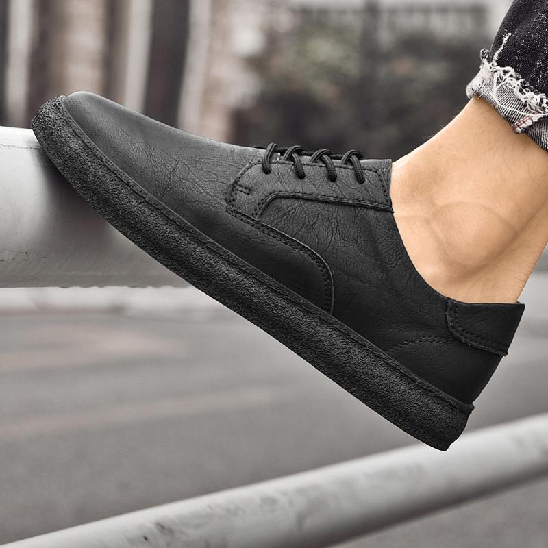 Кожаная обувь для мужчин, модельные туфли, офисные деловые туфли без шнуровки для мужчин, модные кроссовки, кожаная повседневная обувь