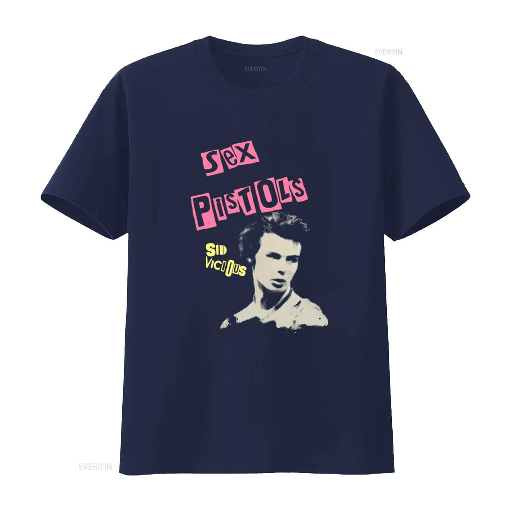 Sex Pistols Sid Vicious Punk Rock Music Y2k Style Adult XL T Shirt vintage Washed Stylish homme designer clothes Versatile