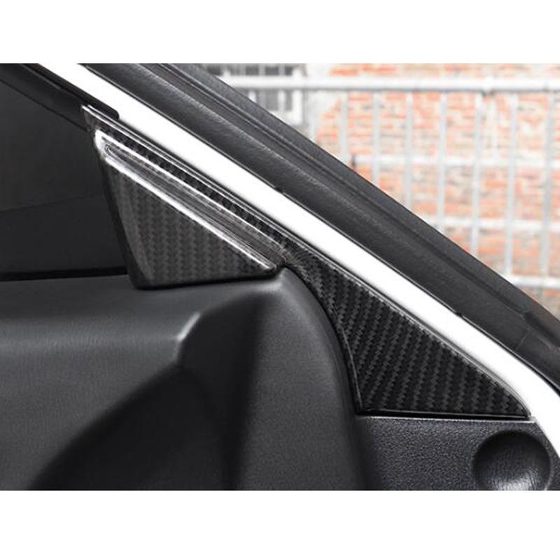 For Mazda6 Mazda 6 Atenza 2014 2015 2016 2017 2018 A Column Audio Speak Window Windshield Side Triangle Trim Sticker Frame