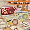Adorable Large Capacity Burger Pencil Case Multi-Layer Student Japanese Style High Aesthetic Value Multi-Functional Stationery