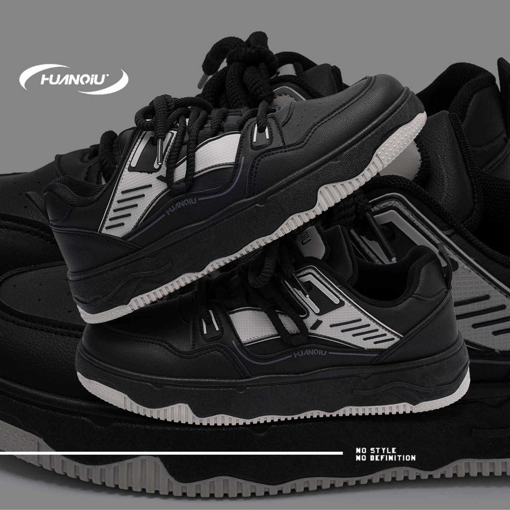 Global Men's Shoes Trend Retro Black Board Shoes Men's New Popular Versatile Casual Sports Shoes ZHQ5671