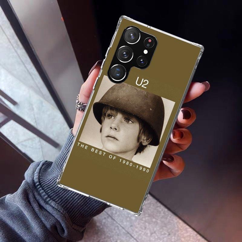 Band U-U2 Rock Phone Case For Samsung Galaxy S26 S25 Edge S24 S23 Ultra S22 Plus S21 S20 FE Soft TPU Back Cover Funda Galaxy S25