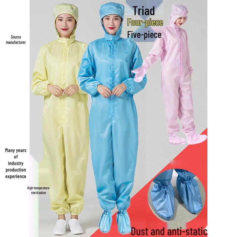 Anti-static High-Temperature Resistant Cleanroom Suit