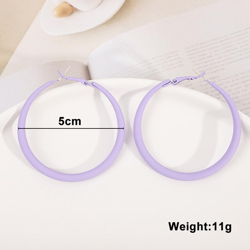 Purple Women Dangle Earrings Small Round Unusual Earrings Flower Butterfly Hanging earrings pendientes