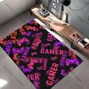 Gaming passion controller aesthetics carpet Yoga living room room decor children's crawling mat doormat area rug