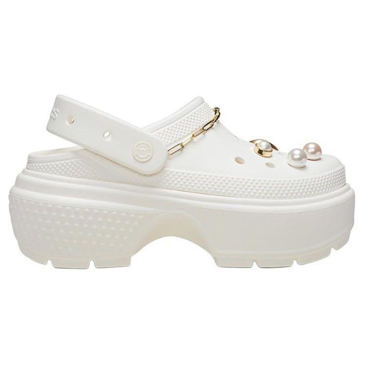 Crocs EVA Модные Удобные Универсальные Клоги Женская Обувь Белый 210271-0WV