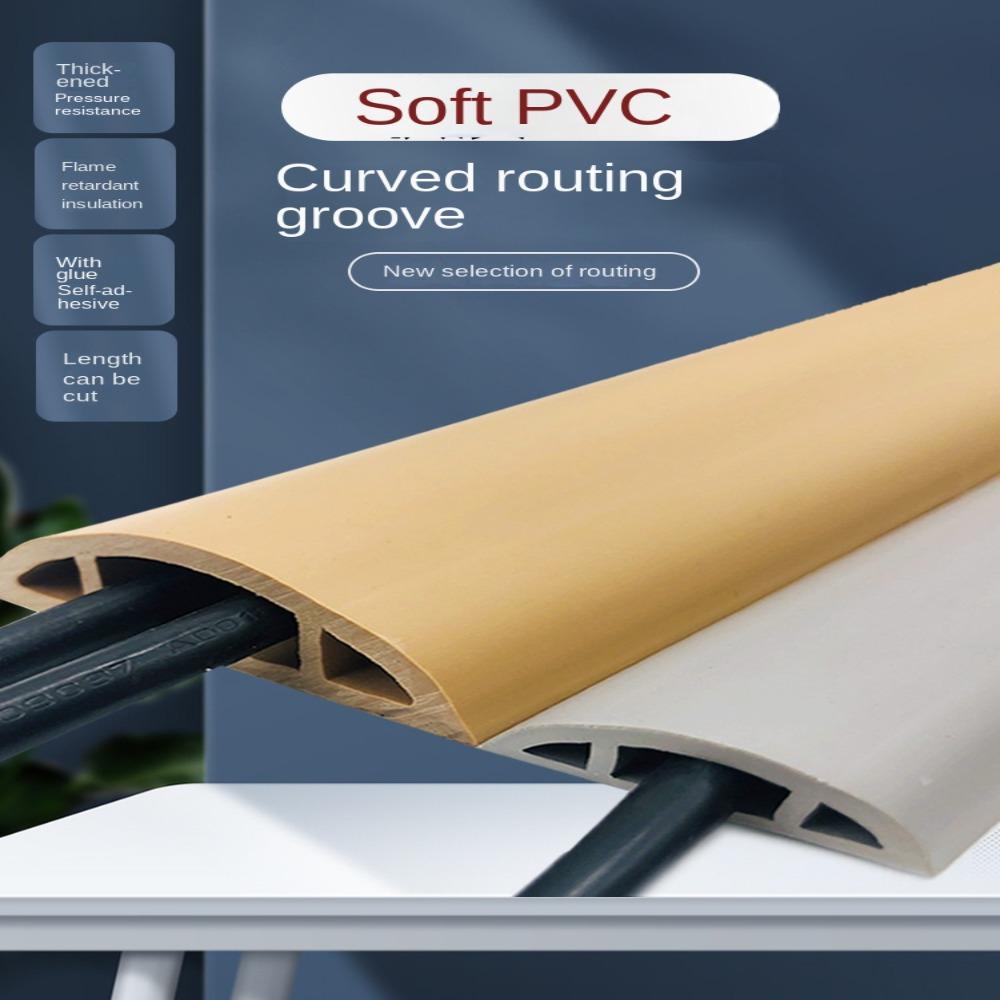 Anti-extrusion Cord Protector Arc Power Cable Protector Electric Wire Slot  Home Outdoor