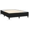 Maison Exclusive - Sommier à lattes de lit avec matelas Noir 140x200 cm Tissu
