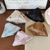 Satin Cloth Shark Clamp Simple Shell Hair Accessories Fashion Ponytail Hair Clip  Back of Head