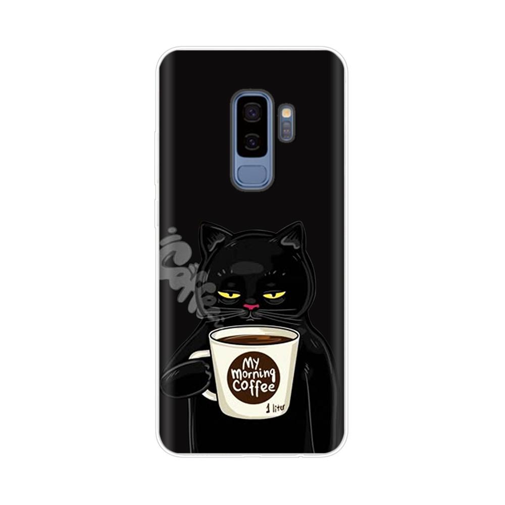Ударопрочный чехол для Samsung Galaxy S9 Plus Чехол для телефона Животные Расписной Мягкий ТПУ Чехол для Samsung Galaxy S9 S9+ S 9 Fundas