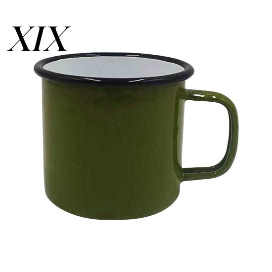 Bottle 360/500/660ML Milk Cup Anti-rust Healthy Eco-friendly Retro Dining Water Mug with Lid Household Supplies