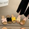 Французские ретро шлепанцы Birkenstock носить 22 летние новые красивые темперамент плоская подошва прохладные шлепанцы