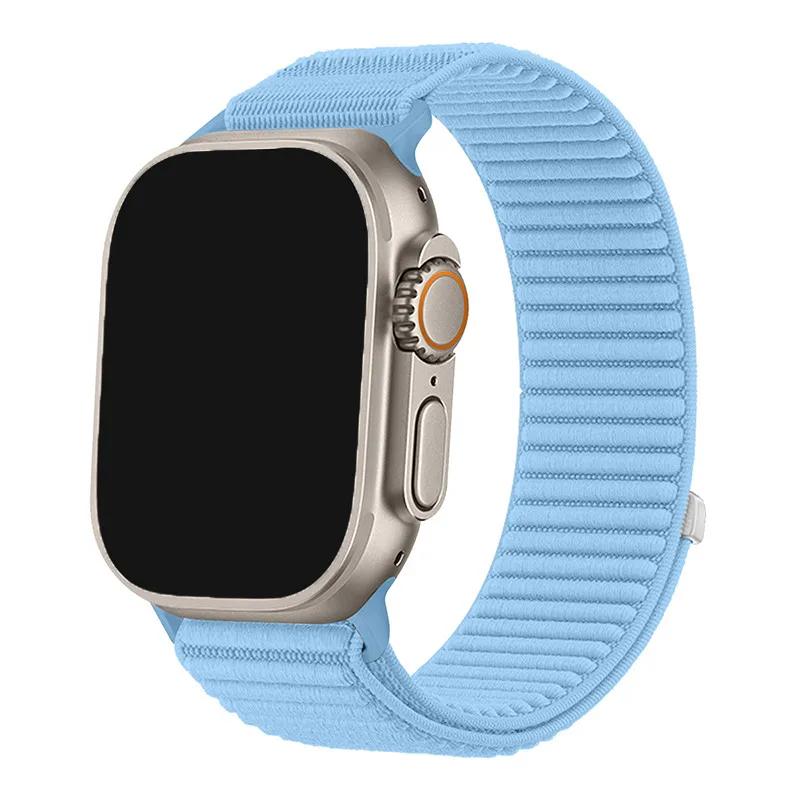 Нейлоновый плетеный спортивный ремешок для Apple Watch Band 49 мм браслет для iWatch 10 9 8 7 6 5 4 SE Ultra 1 2 49 мм 46 45 44 42 41 40 38 мм