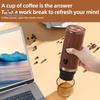 Portable Espresso Coffee Machine Self Heating Easy To Clean Battery Powered Rechargeable Electric Small Travel Expresso Maker