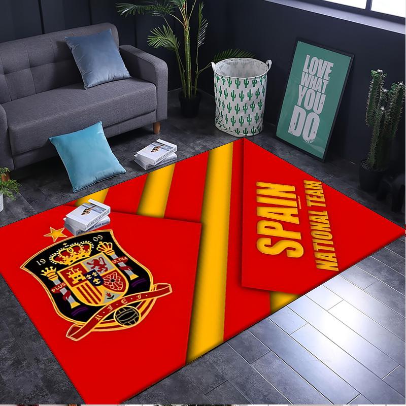 1PC rug Spain Coat Of Arms Carpet, Chair Rug,Area Rug for Office Bedroom living rooms bedroom, Doormat decor Christmas fan gifts
