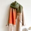 NEW Luxury Brand Women Simple Solid Cashmere Scarf Fashion Universal Winter Warm Shawl Pashmina Tassel Blanket Scarves