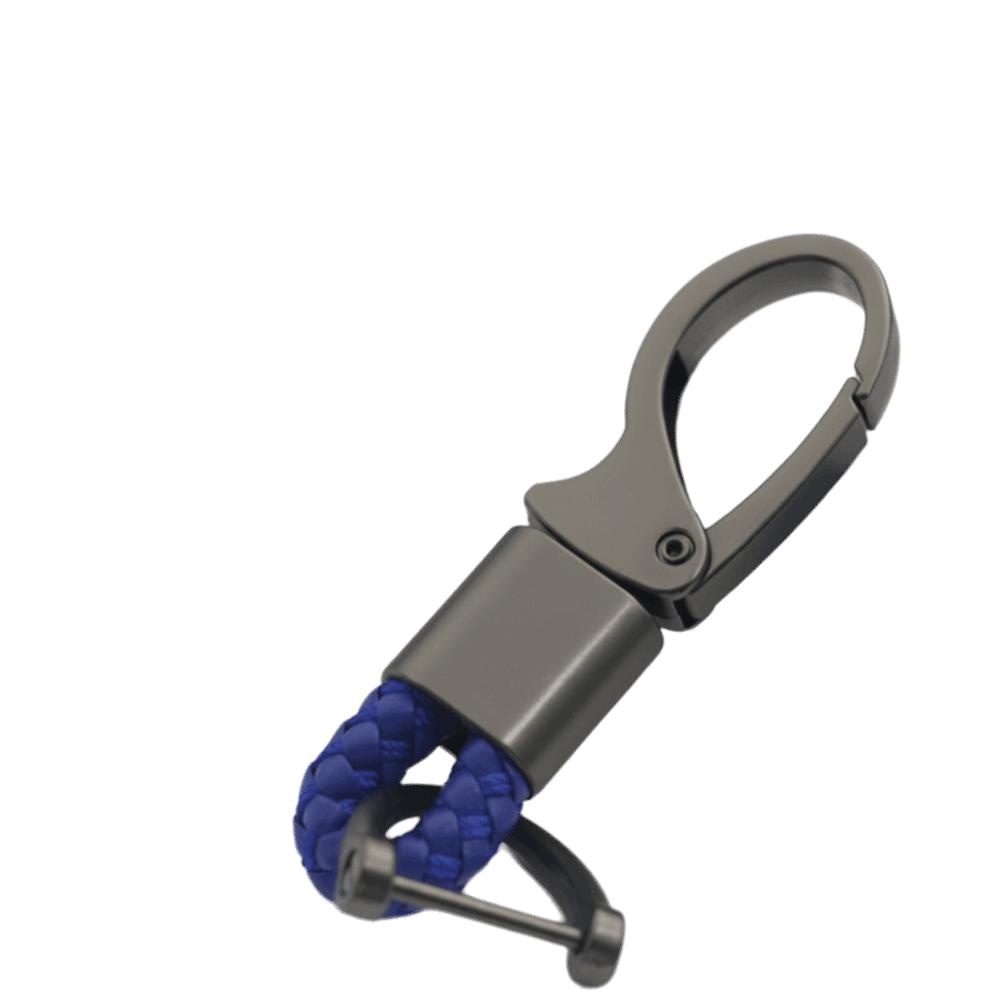 Detachable Design Metal Keychain High Quaility Car Key Rings Holder Braided Rope Keyring Auto Gift