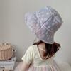 1 Pc Daisy Cute Kid Girl Bucket Hat Fashion Embroidery Fishmen Hat for Toddler Girl Spring Summer Travel Photography Props Hat