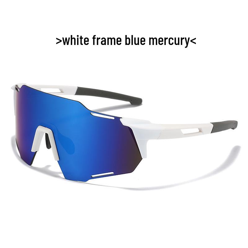 White Frame Photochromic Cycling Glasses - Day & Night UV Protection for Men & Women