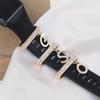 Creative 26 Letters Pendant Watch Band Ornament Strap Accessories Wristbelt Charms Decorative Ring