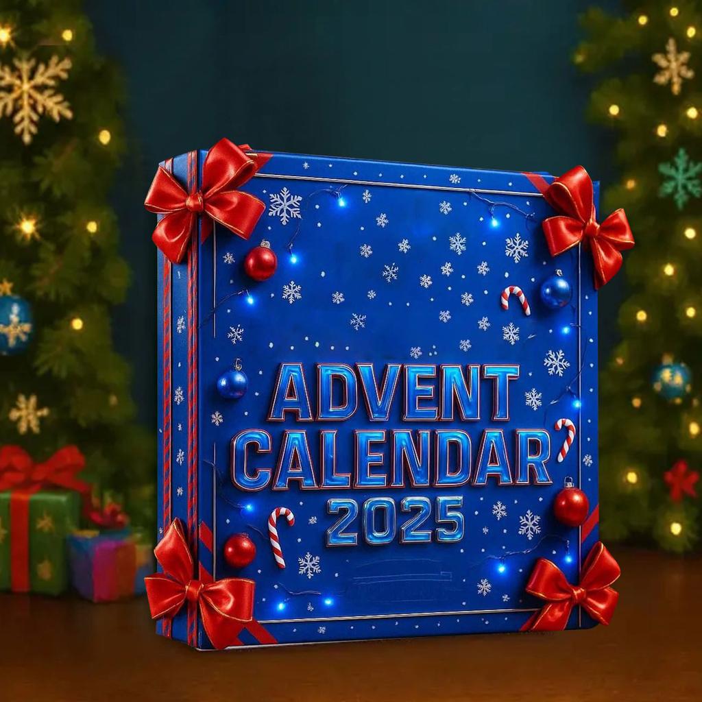 Календарь ожидания включает 24 рождественских украшения. Календарь прибытия Обратный отсчет до Рождества