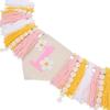 Cotton Colorful Tassel Banner 62 Inch Party Flag Daisy-flower Birthday High Chair Banner  Home