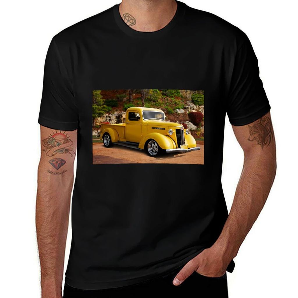 1938 Jimmy Six Pickup Truck Tshirt Plus Size Loose Fit Tshirt