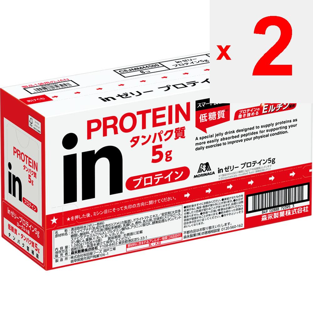 Morinaga Seika В желе в желе Протеин 6P 180gx6 Шире в желе Cheer Pack Шире в желе