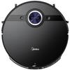 Midea Europe S8+ Robot Aspirateur Et Nettoyeur Noir Commande Par Application, Commandable À Distance, Avec Batterie, À