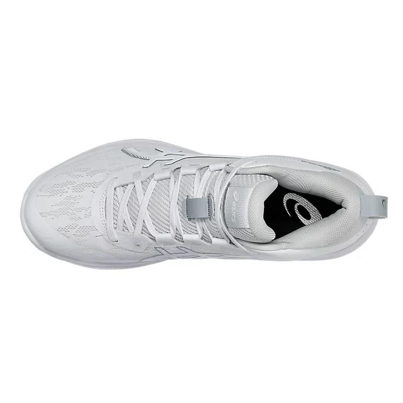 Asics GEL HOOP V17 Амортизация Нескользящие Износостойкие Низкие Баскетбольные Кроссовки Мужские Белый Серый 1063A096-100
