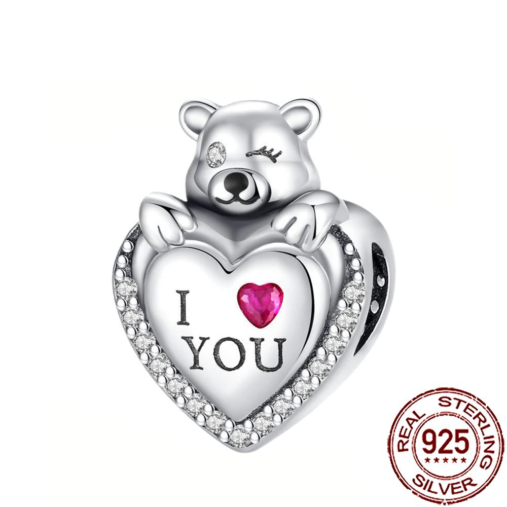 New Charms 925 Silver Cat Dog Flamingo Chameleon Axolotl Animal Beads Fit Bracelet Necklace Women DIY Jewelry