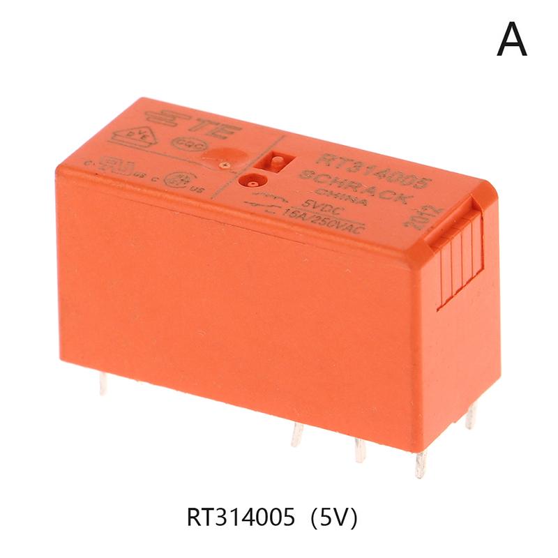 100% Оригинальное реле Rt314024 16A250Vac 8Pin 5V 12V 24V 48V Силовое реле