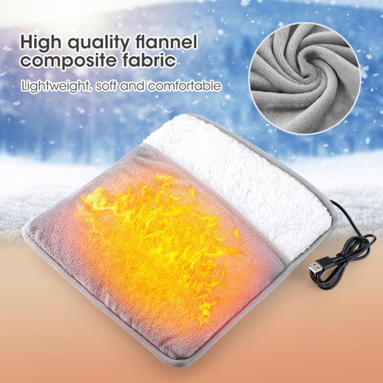 Грелка для ног с подогревом, Поддержание постоянной температуры, Нагрев, Безопасный контроль температуры, Устройство для согрева ног, Портативный обогреватель для ног