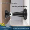 Punch-Free Magnetic Door Stopper with Anti-Collision Silicone Bumper for Bathroom and Bedroom