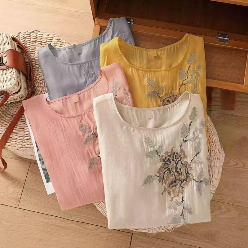 Футболка для женщин, летняя, большого размера, хлопковая футболка, мягкая, свободная, с принтом, повседневная, удобная, пуловер, футболка, топ