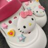 Sanrio Hello Kitty Detachable Thickened 8Pcs Pvc Star Cartoon Diy Shoe Buckles With Shoe Decoration Anime Character