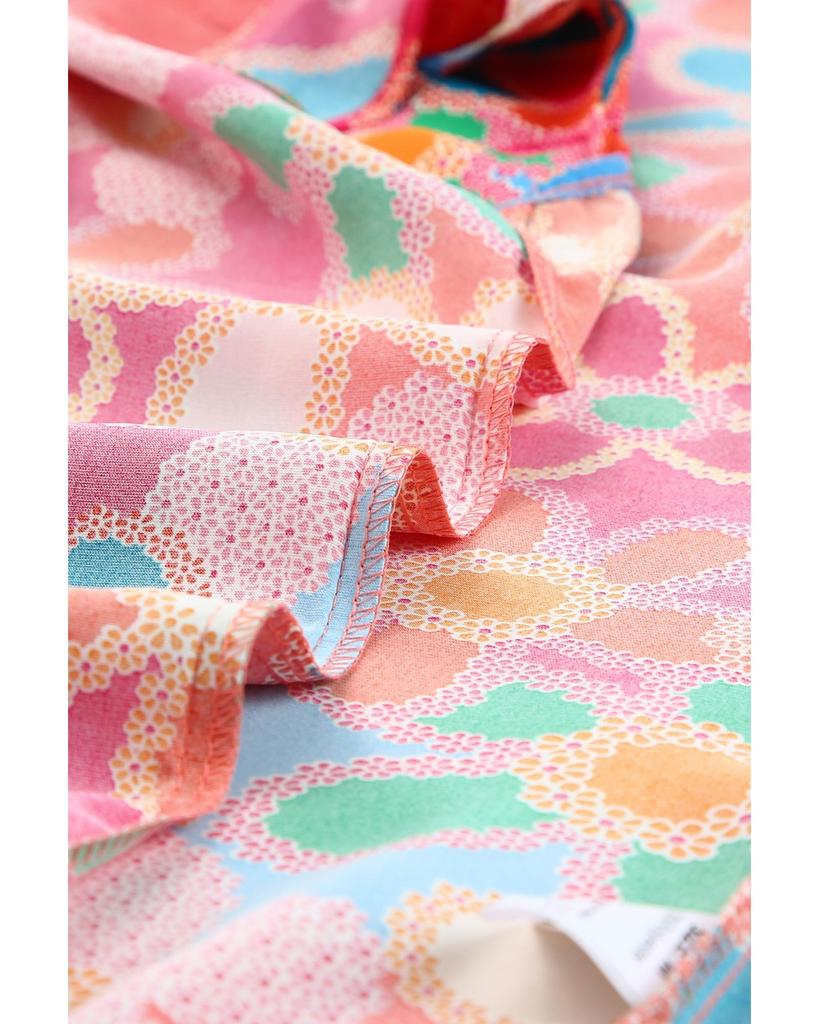 Azura Exchange Floral Print Ruffle Trim Tank Top